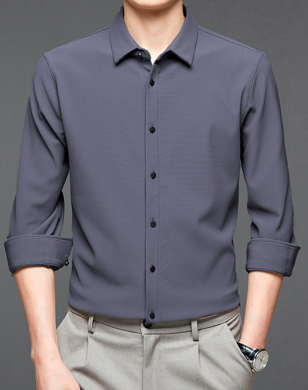 Dark grey color premium lining shirt